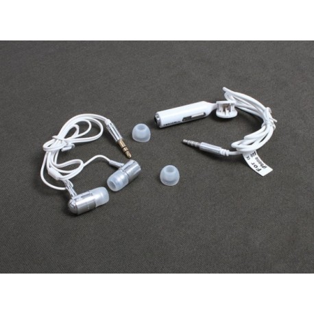 Slušalice bubice za iPhone Teracell 3,5 mm - bela