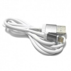 USB kabal za iPhone 5/5C/SE/6/6+/7/7+ Remax Lovely - belo-srebrna