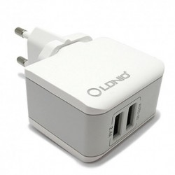 Kućni punjač za Android micro Ldnio A2203 (2,4 A) - bela