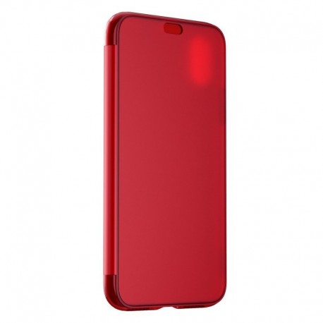 Futrola za iPhone X/XS preklop bez magneta bez prozora Baseus Touchable - crvena
