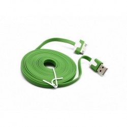 USB data kabal za iPhone 4 Light (3m) - zelena