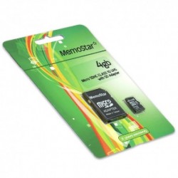 Memorijska kartica (4Gb) C10 MicroSD i adapter - MemoStar