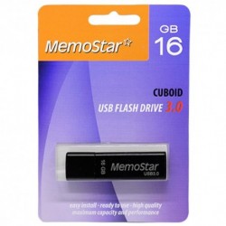 USB (flash) memorija (16Gb) 3.0 MemoStar Cuboid - crna
