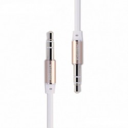 Audio (Aux) kabal (3,5mm) 1m Remax RM-L100 - bela
