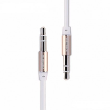 Audio (Aux) kabal (3,5mm) 1m Remax RM-L100 - bela