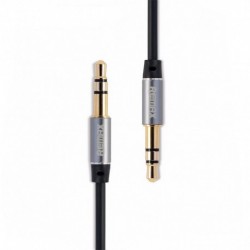 Audio (Aux) kabal (3,5mm) 1m Remax RM-L100 - crna