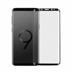 Zaštitno staklo za Samsung Galaxy S9 (zakrivljeno 3D) pun lepak G - crna