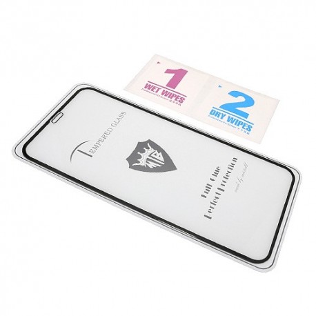 Zaštitno staklo za iPhone XS Max/11 Pro Max (zakrivljeno 5D) pun lepak - crna