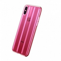Futrola za iPhone XS Max leđa Baseus Aurora - pink