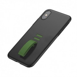 Futrola za iPhone X/XS leđa Baseus Little tail - crno-zelena
