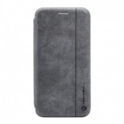 Futrola za iPhone 11 Pro Max preklop bez magneta bez prozora Teracell leather - siva