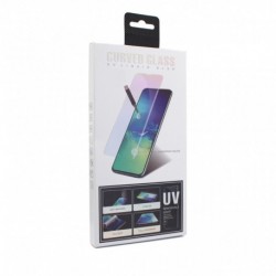 Zaštitno staklo za Samsung Galaxy A20/A30/A30s/A50/A50s/M10s (zakrivljeno 3D) UV pun lepak Full cover G bez lampe - bež