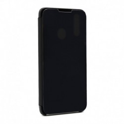 Futrola za Samsung Galaxy A20s preklop bez magneta bez prozora Clear view - crna