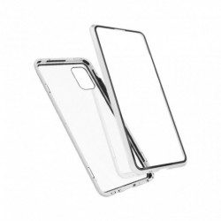 Futrola za Samsung Galaxy A31 oklop Magnetic exclusive 360 - srebrna