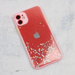 Futrola za iPhone 11 leđa Frame glitter - roza