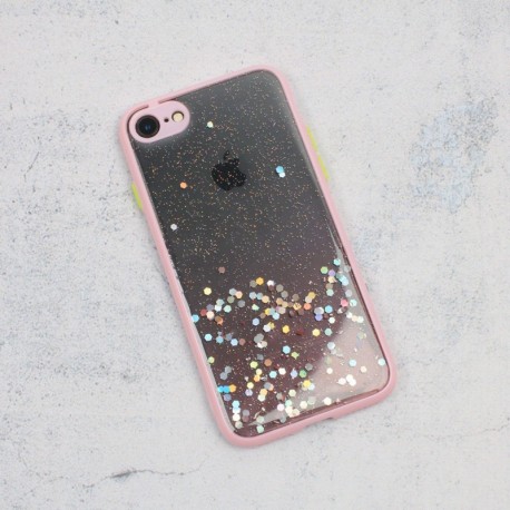 Futrola za iPhone 7/8/SE (2020)/SE2/SE (2022)/SE3 leđa Frame glitter - roza