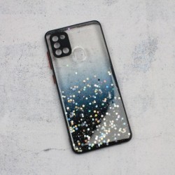 Futrola za Samsung Galaxy A21s leđa Frame glitter - crna