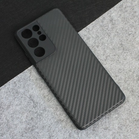 Futrola za Samsung Galaxy S21 Ultra 5G leđa Carbon fiber - crna