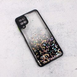 Futrola za Samsung Galaxy A12/A12s/A12 Nacho/A12 (India) leđa Frame glitter - crna