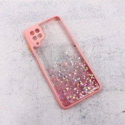 Futrola za Samsung Galaxy A12/A12s/A12 Nacho/A12 (India) leđa Frame glitter - roza