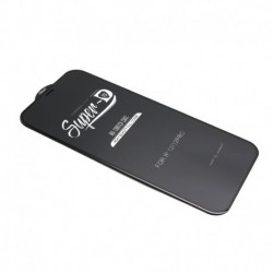 Zaštitno staklo za iPhone 12/12 Pro (zakrivljeno 11D) pun lepak Super D - crna