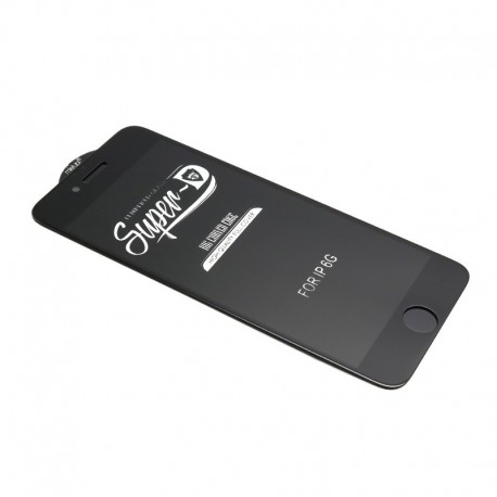 Zaštitno staklo za iPhone 6/6s (zakrivljeno 11D) pun lepak Super D - crna