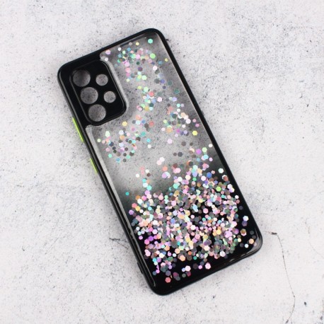 Futrola za Samsung Galaxy A32/4G leđa Frame glitter - crna