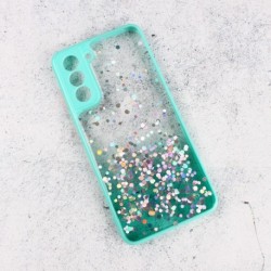 Futrola za Samsung Galaxy S21 5G leđa Frame glitter - tirkizna