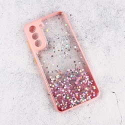 Futrola za Samsung Galaxy S21 5G leđa Frame glitter - roza