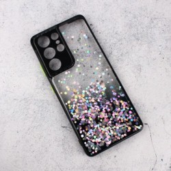 Futrola za Samsung Galaxy S21 Ultra 5G leđa Frame glitter - crna