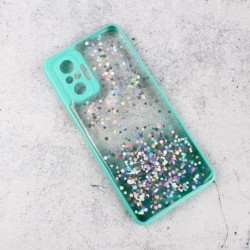 Futrola za Xiaomi Redmi Note 10 Pro/Max/10 Pro (India) leđa Frame glitter - tirkizna