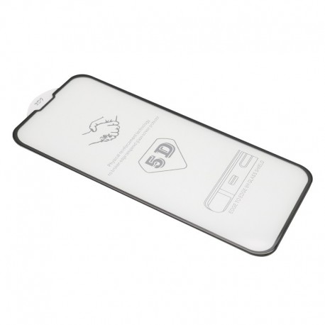 Zaštitno staklo za iPhone 13/13 Pro (zakrivljeno 5D) pun lepak - crna