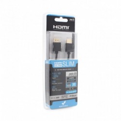 Kabal sa HDMI na HDMI slim bakarni JWD-05 (1,5m) - crna