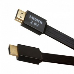 Kabal Flet sa HDMI muški na HDMI muški bakar/čelik JWD4 1,5m