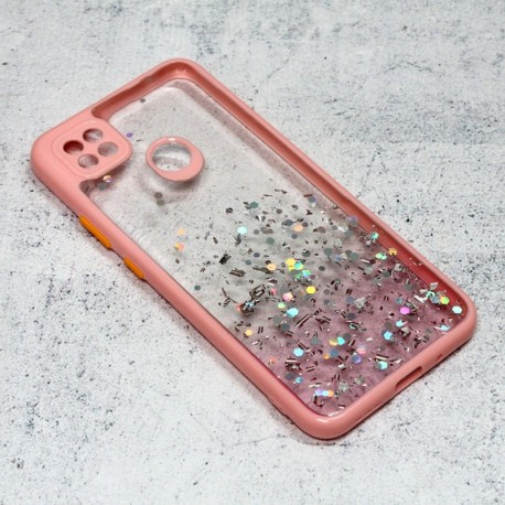 Futrola za Xiaomi Redmi 9C/9C NFC leđa Frame glitter - roza