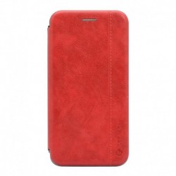 Futrola za iPhone 13 preklop bez magneta bez prozora Teracell Leather - crvena