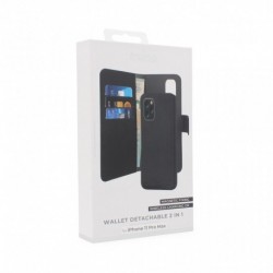 Futrola za iPhone 11 Pro Max preklop sa magnetom bez prozora Puro novčanik 2 u 1 - crna