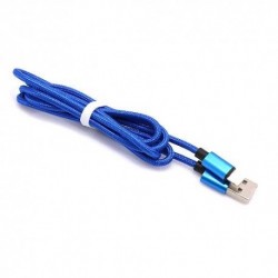 USB data kabal za iPhone lightning Monsterskin Flash (1m) - plava