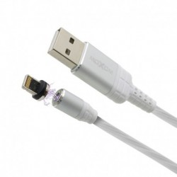 USB data kabal za iPhone lightning Moxom Led magnet Mx-Cb67 (1m) - bela