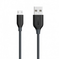 USB data kabal za Android micro Anker Powerline (1,8m) - crna