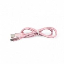 USB data kabal za Android micro Fashion (1m) - pink