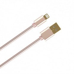 USB data kabal za iPhone lightning Ldnio Ls24 (1m) - roza