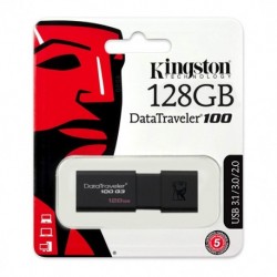 USB (flash) memorija (128Gb) 3.0 Kingston DT100G3 - crna
