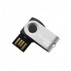 USB (flash) memorija (16Gb) MemoStar Rota - srebrna