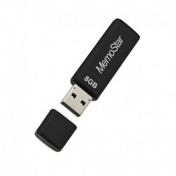 USB (flash) memorija (8Gb) MemoStar Cuboid - crna