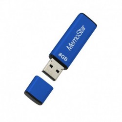 USB (flash) memorija (8Gb) MemoStar Cuboid - plava