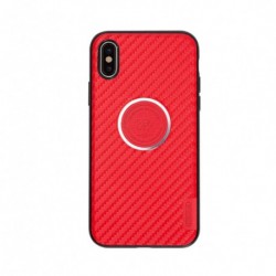 Futrola za iPhone X/XS leđa Remax Carbon - crvena
