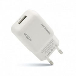Kućni punjač za iPhone lightning Moxom Mx-Hc118 (1A | 1xUSB) - bela