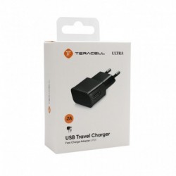 Kućni punjač glava/adapter (bez kabla) Teracell Ultra LP03 (2A | 1xUSB) - crna