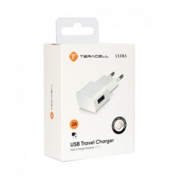 Kućni punjač za iPhone lightning Teracell Ultra LP03 (2A | 1xUSB) - bela